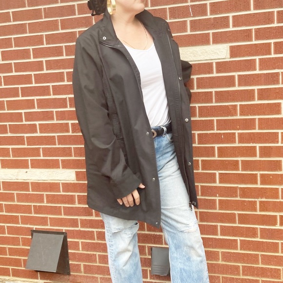 UNIVERSAL STANDARD Utility Barn Jacket Zip Closure High Neck Oversized SZ: M - Picture 1 of 10